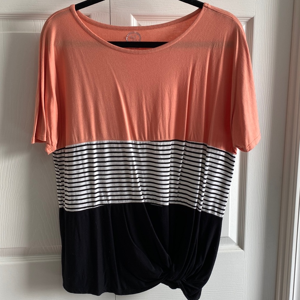 Color block top - L